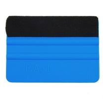 HCTSHG Plastic Felt Edge Squeegee for Car Vinyl Scraper Decal Applicator Tool,Blue Plastic Felt Edge Squeegee Car Vinyl Wrap Application Tool Scraper Decal