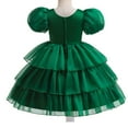 thumbnail image 3 of Flower Girl Dress Tulle Princess Christmas Party Wedding Pageant Bridesmaid Costume, 3 of 6