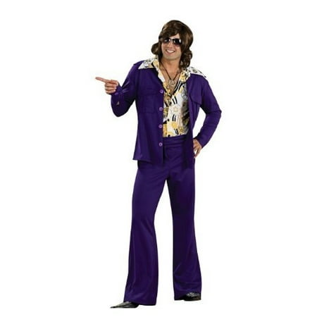 Purple Leisure Suit Deluxe Adult Halloween Costume