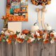 thumbnail image 5 of Seyotauo Fall Garland, Fall Decorations for Home, Hanging Maple Fall Leaves Garland, Artificial Autumn Thanksgiving Decor Outdoor Indoor for Wedding Party Fireplace Mantle Decorations, 5 of 6