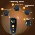 thumbnail image 2 of Dog Training Collar No Dog Noise Anti Barking Device with Remote Control Rechargeable Waterproof, 2 of 6