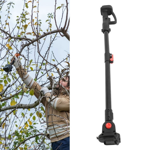 Pruning Saw Extension Pole, Aluminum Alloy Durable Portable Pruner Manual Pole Lightweight Non Slip Textured Handle Easy Operation for Garden
