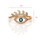 thumbnail image 5 of Lucky Eye Hand Ring Anillo abierto Anillo ajustable para mujer Sincero Electrónica, 5 of 5