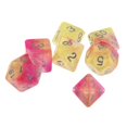 thumbnail image 4 of Juego de 7 piezas de dados poliédricos D8 16 mm accesorios de juego de roles, juegos de de dados de café, juego de Estilo 11 Baoblaze Juguetes de dados poliédricos, 4 of 8