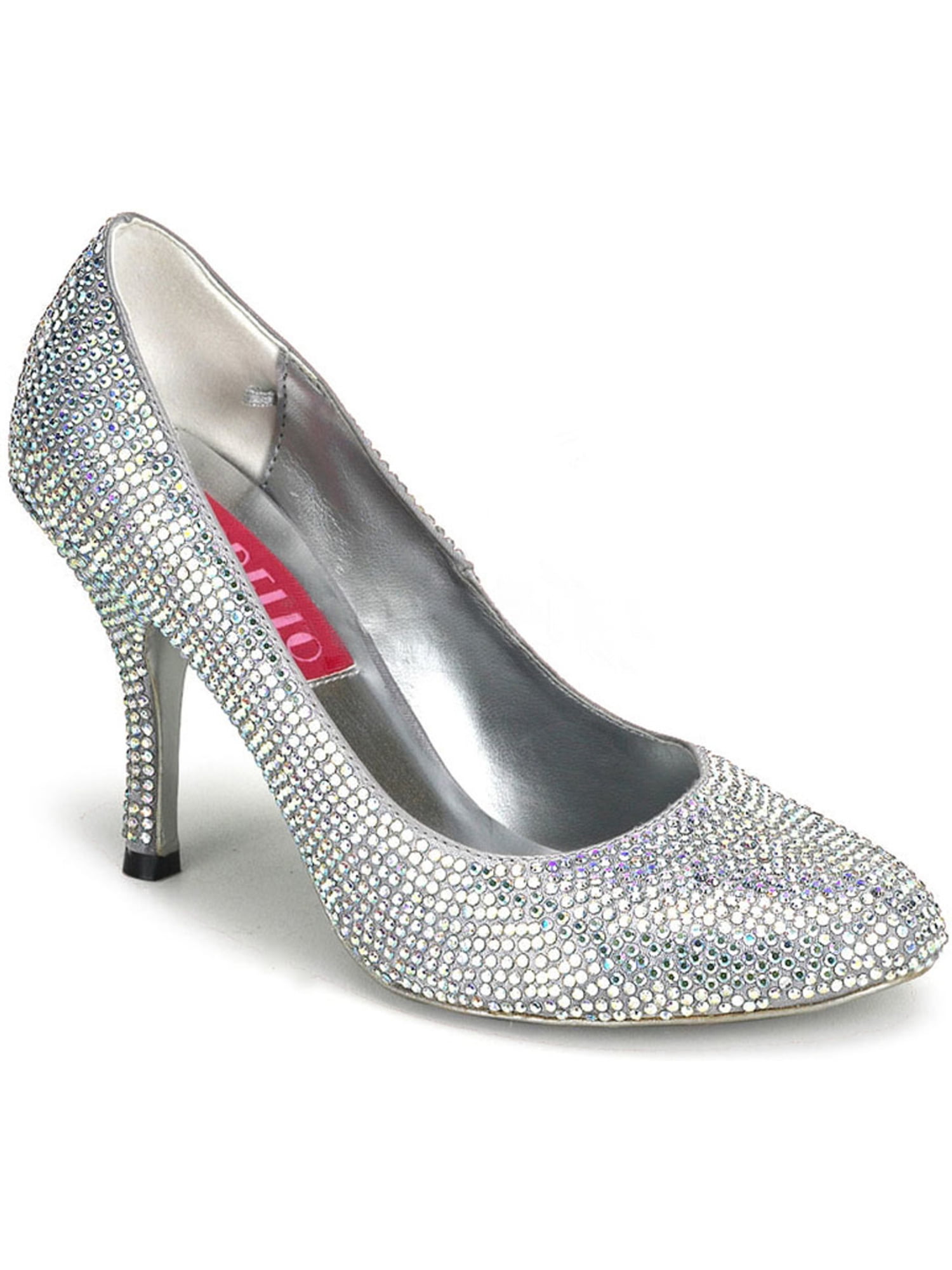 2 inch silver shoes