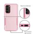 thumbnail image 4 of For Samsung Galaxy S23,S23 Ultra 5G Case ,Sturdy Phone Case for Galaxy S23 5G 6.1 inch ,Takfox Shockproof Protection Heavy Duty Armor Hard Plastic & Rubber Rugged Bumper 2-in-1 Case Cover,Pink, 4 of 6