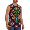 thumbnail image 2 of Balery Traditional Floral Polish Men's Sleeveless Muscle Shirts Workout Tank Top, Moisture Wicking, Odor Protection-Medium, 2 of 8
