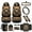 Butterfly Mushroom, variant on Yuyamidu 12 PCS Hummingbird Car Front Seat Protector Sunflower Steering Wheel Cover Seatbelt Pads Center Console Cover Trash Bin Air Vent Bag Rearview Mirror Cover Cup Holders Wrist Key Chain