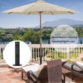 thumbnail image 5 of Base de Parasol Carrée en Acier Robuste avec Bouton Réglable, Support de Parasol pour Patio, Quais, Tables de Pique-Nique, 5 of 5
