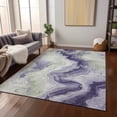 thumbnail image 6 of Addison Rugs Chantille Indoor/Outdoor Transitional Swirls Lavender Machine Washable Rectangle Rug, 8' x 10', 6 of 8