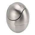 thumbnail image 3 of Desktop Trash Can, Space Saving Stainless Steel Waterproof Rust Proof Countertop Garbage Can  For Kitchen For Bedroom, 3 of 8