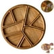 thumbnail image 1 of Puzzle Serving Tray Wooden Food Tray, Funny Puzzle Shaped Serving Tray with 8 Removable Compartments, 1 of 5