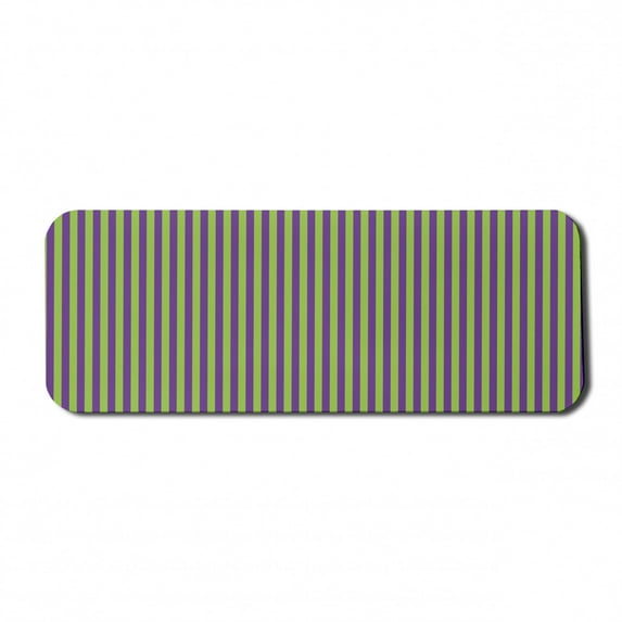 Pop Art Computer Mouse Pad, Vintage Retro 50s Style Bold Stripes Vibrant Unusual Colors Image, Rectangle Non-Slip Rubber Mousepad Large, 31" x 12" Gaming Size, Royal Blue Lime Green, by Ambesonne