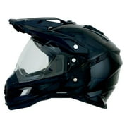 AFX FX-41DS Solid Dual Sport Motorcycle Helmet Black LG