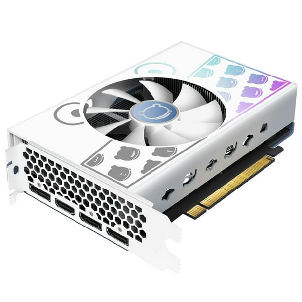 Tarjeta grafica Yeston RTX4060 8G GDDR6 compatible con carcasas de computadoras pequeñas Tarjetas gráficas para computadora Tarjeta gráfica para PC para juegos Diseño único Materiales de alta
