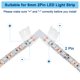 thumbnail image 4 of Uxcell Paquete de 10 Conectores de Luz LED de 2 Pines en Forma de L de 8 mm para Luces de Tira 5050 2835 Iluminación DIY [Blanco], 4 of 6