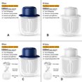 thumbnail image 3 of Baohd Electric Foam Egg Beater Cream Whisk Low Noise Cake Fast Baking Tool Cooking Stirring Device Kitchen Accessory, 3 of 6