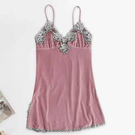 

Underwear For Women For Women Women Gold Velvet Sling Skirt Underwear Home Wear Pajamas Nightdress