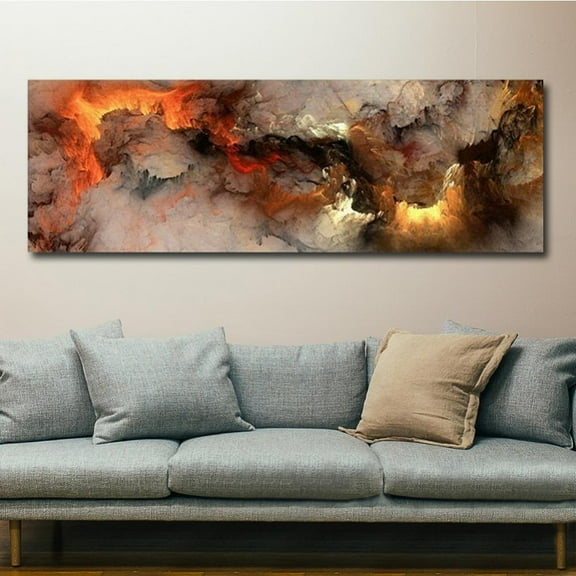 Jlong Abstract Canvas Wall Art Fancy Paint Canvas Print Painting Artwork for Living Room Bedroom Kitchen Home and Office Wall Decor, No Frame