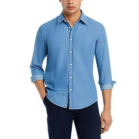 Boss Roan Kent Slim Fit Button Front Shirt S