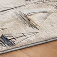 thumbnail image 5 of Addison Rugs Dream Shag Premium Machine Washable Transitional Sailboat Ivory Rectangle Rug, 8' x 10', 5 of 8