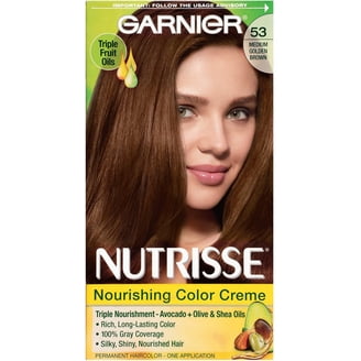 黒30、ブラウン10、Dブラウン10、グリス500g Garnier Nutrisse Nourishing Permanent Hair Color Creme - 30