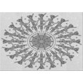 thumbnail image 1 of Ahgly Company Machine Washable Indoor Rectangle Transitional Gunmetal Gray Area Rugs, 5' x 7', 1 of 7