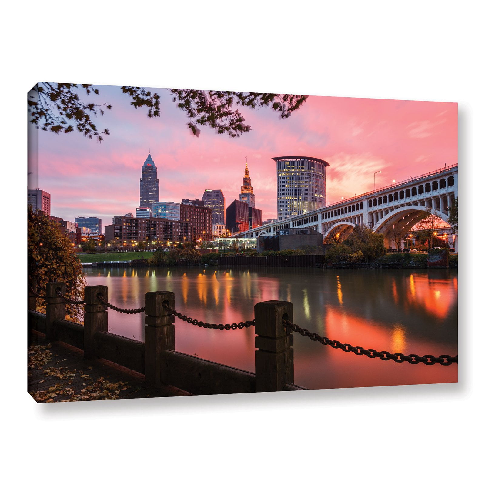 Cleveland Sunrise From The Flats