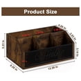 thumbnail image 3 of Coffee Station Organizer for Countertop, Wood Coffee Bar - Pods, Syrup, Cup Holder, Tea Station Accessories, Large Multi-Functional Storage, 3 of 8