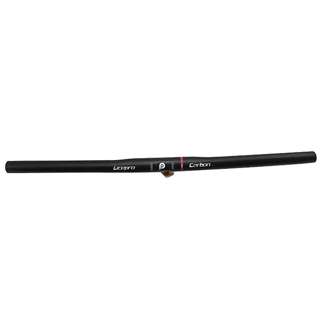 Litepro fibra de carbono manillar de bicicleta mate plegable 580mm 25,4mm Afortunado Sencillez