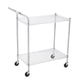 thumbnail image 1 of Heavy-duty commercial-grade utility cart: 2-tire steel service cart con wheels y high handle bar, 1 of 6