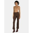 thumbnail image 2 of Time and Tru Women's Ponte Knit Pull On Bootcut Pants, Regular & Short Inseams, Size XS-XXXL, 2 of 5