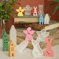 thumbnail image 5 of 7 Piezas DIY Casa Conejo ÁNgulo Vela Molde de Silicona Amor Casa Forma Pastel Chocolate Silicona Aromaterapia DecoracióN del Hogar, 5 of 5