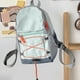thumbnail image 4 of Mochila para estudiantes, bolsa de viaje para exteriores, material de poliéster, 1 paquete, gran capacidad con funda para portátil, resistente al agua y duradera para la universidad, el, 4 of 9
