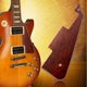thumbnail image 3 of Piezas Guitarra PVC 3 Protectores Púa para LP (concha Tortuga) Rojo, 3 of 6