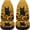 Black Feline & Sunflowers, variant on Odenmar Cat Sunflower Print Car Seat Covers, Front Seats Only Set of 2, Universal High Back Mesh Fabric Seat Covers for Cars, SUVs, Sedans and Vans