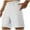 94#White, variant on Solid Color Men's Loose Sports Shorts With A Five Piece Waist And Drawstring Casual Shorts For Men's Shorts Soft Going Out Pants
