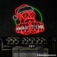thumbnail image 2 of Glowneon Xmas Time Santa Claus Neon Sign, Xmas Time LED Sign, Cool Santa Claus Neon Light, 2 of 5