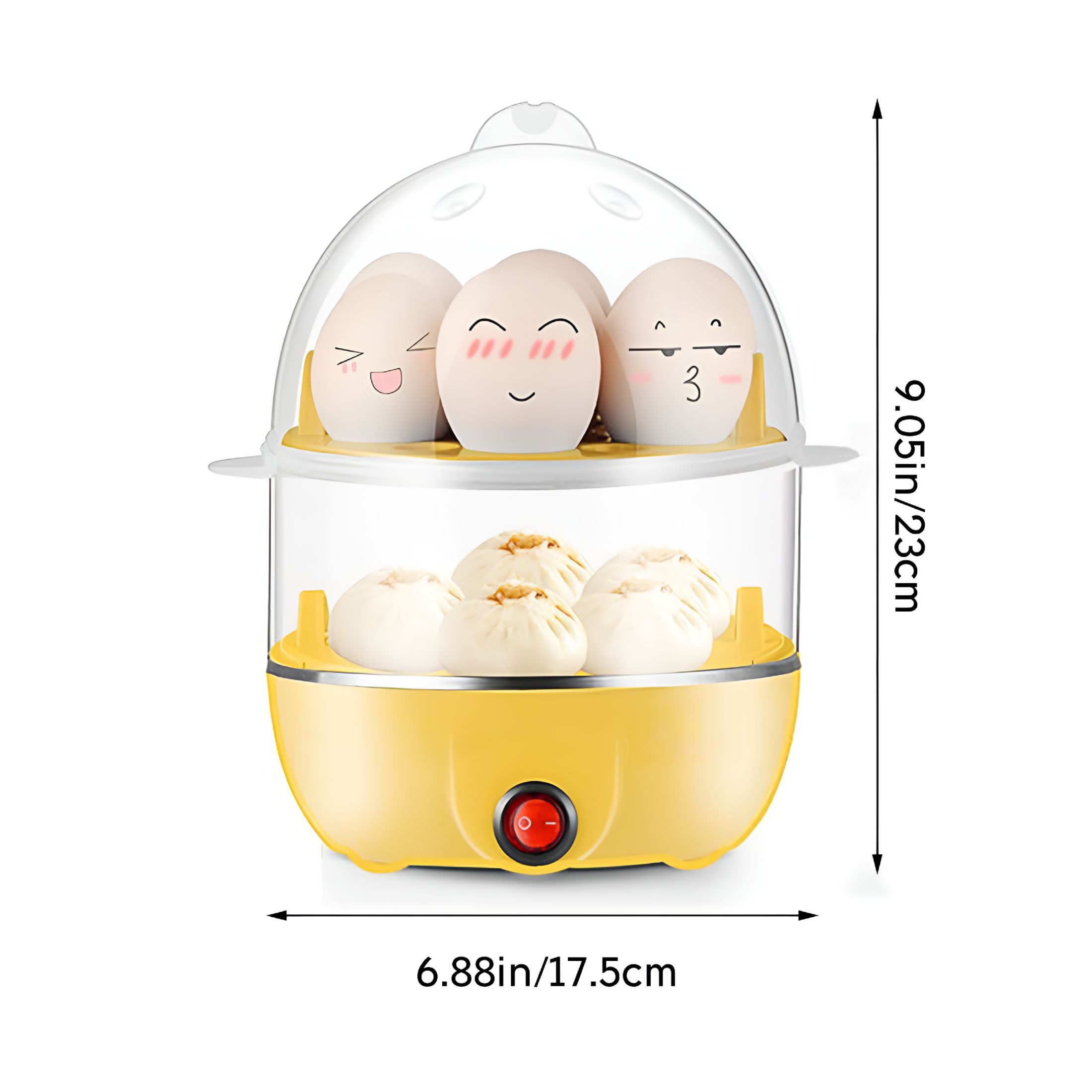 HIBIBUD 2026 New Eggs Cooker: Electric,14 Capacity for Hard Boiled,Poached,Scrambled,Omelets for Kitchen,Home,Office