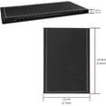 thumbnail image 2 of 7x10 Inches Makeup Mirror, Portable PU Leather Folding Desktop Vanity Mirror with Adjustable Stand for Vanity Table, Office, Travel (L, Black), 2 of 5