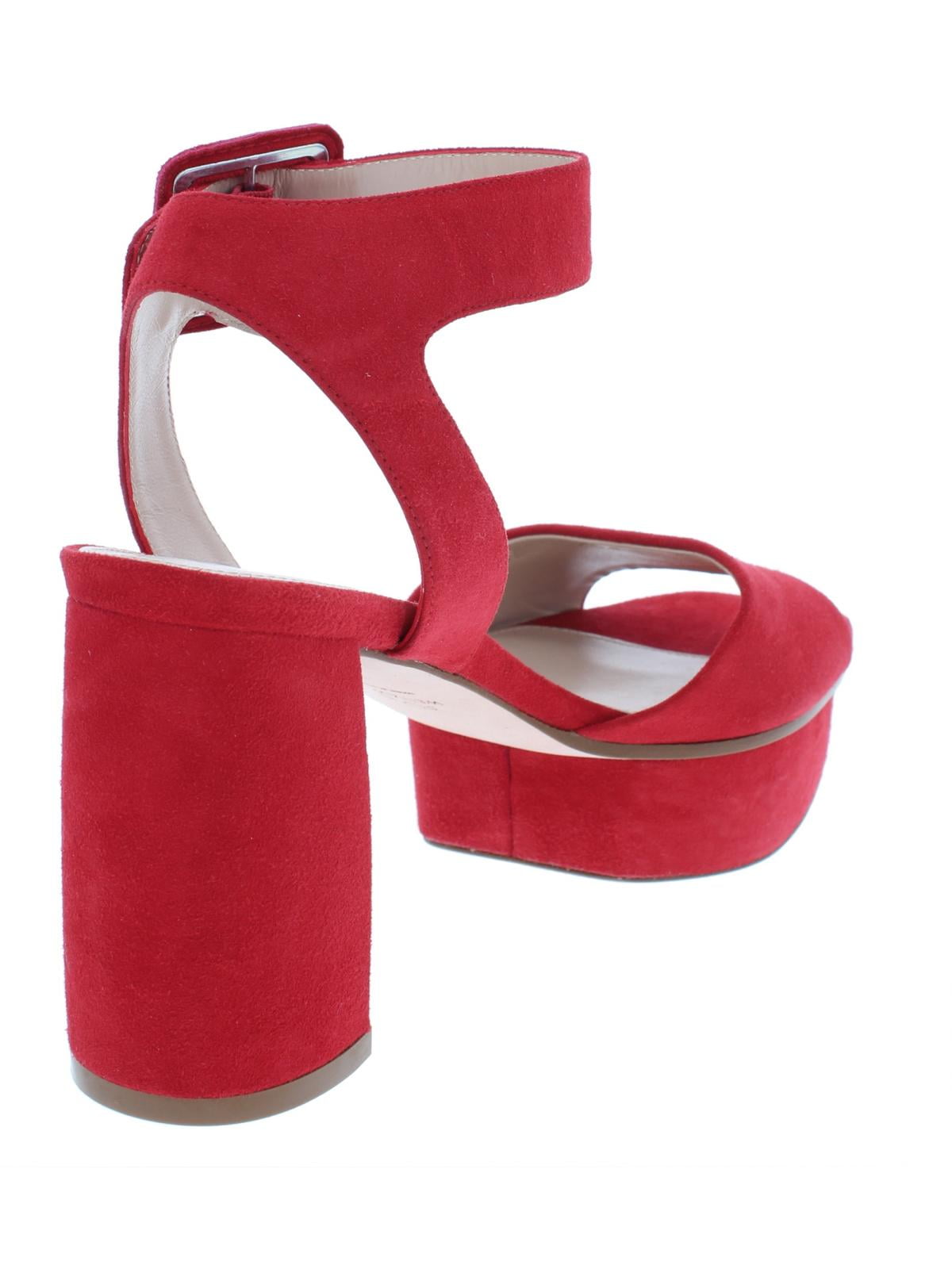 Stuart Weitzman Womens Newdeal Solid Block Heel Platform Sandals 