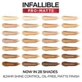 thumbnail image 4 of L'Oreal Paris Infallible Pro-Matte Liquid Foundation Makeup, 108 Caramel Beige, 1 fl oz, 4 of 10