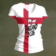 thumbnail image 5 of LNZGNM Women's Soccer Jersey USA MEX CA Short Sleeve Crewneck Graphic Tee Football Tournament Fan Top for Sports Party Vacation Game Day,White(XXL), 5 of 6