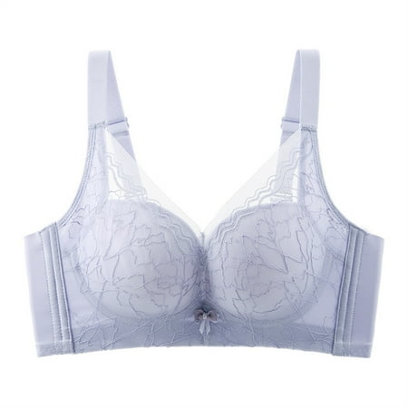 LLYWEY Woman s Bras Discounts Lightly Lined Bra Ladies Bralette Bra Style-1114 Women Lightly Lined Bra Feature Adult Female Cotton Sports Bras Purples 40B