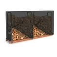 thumbnail image 4 of COVERS&ALL Outdoor Firewood Log Rack Cover - 100% Waterproof Heavy Duty 18 Oz Patio Rack, Wood Holder Cover with Zipper Closure & Air Pockets (42"H x 96"W x 24"D, Black), 4 of 6