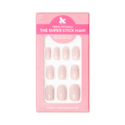 Olive & June Super Stick Mani Squoval Short Press-On Tabs, Tutu, 32 Pieces