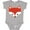 AC-Heather Grey, variant on Fox Woodland Animals Boys or Girls Baby Bodysuit