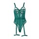 thumbnail image 3 of Gibobby Sujetador De Encaje Para Mujer Liguero con Medias y Tanga Lingerie Set de Dormir Mujer Lenceria Mujer Talla Grande Mujer Sexy Bralette y Tanga Pijamas en Pareja(Verde, CH), 3 of 5