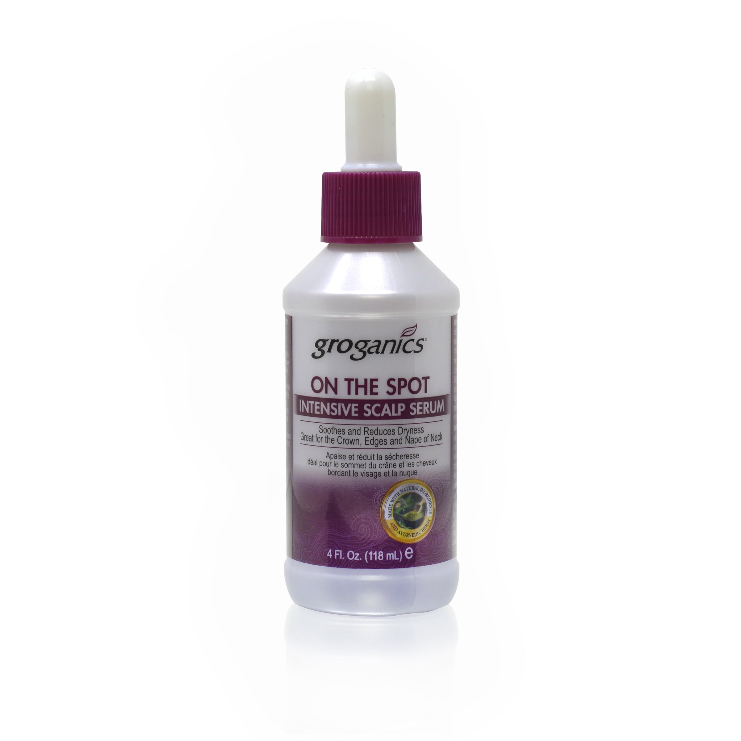 Groganics DHT Blocker System On the Spot Itch Relief Scalp Medicine Drops, 4 fl oz
