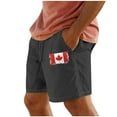 thumbnail image 1 of Pantalones Cortos para Hombre de Cintura Elástica con Bolsillos Impresos Pantalones Cortos Rectos, Pantalones Deportivos Casuales con Cintura Elástica, 1 of 4